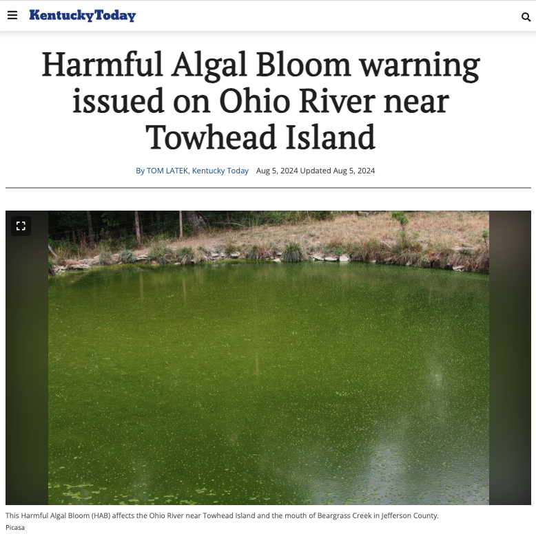 Kentucky Today: Algae Bloom Warning